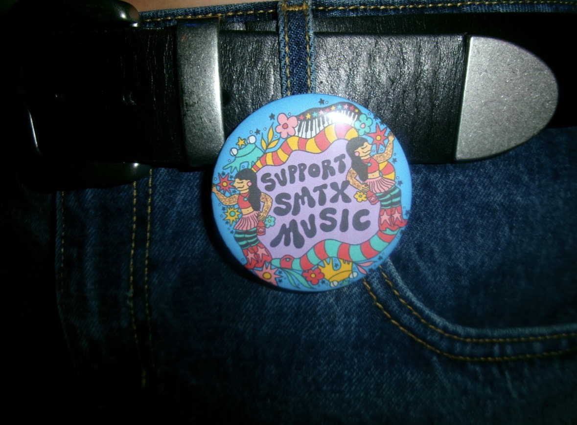 This is a picture of a music button